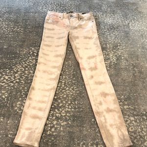 GENETIC DENIM THE RAQUEL SIZE 25 TIE DYED JEANS